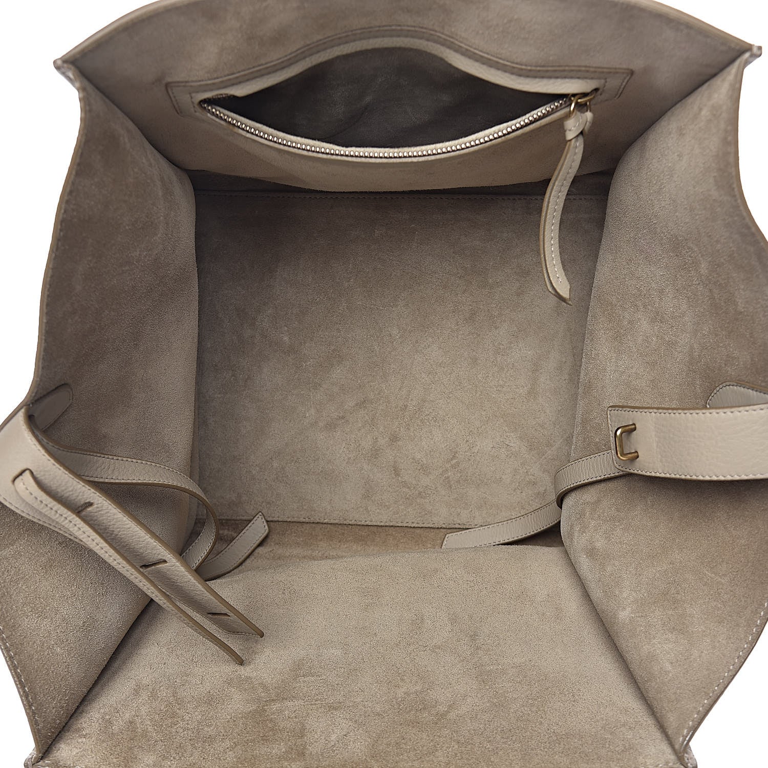 Celine Supple Calfskin Medium Phantom Luggage Beige 5 of 23