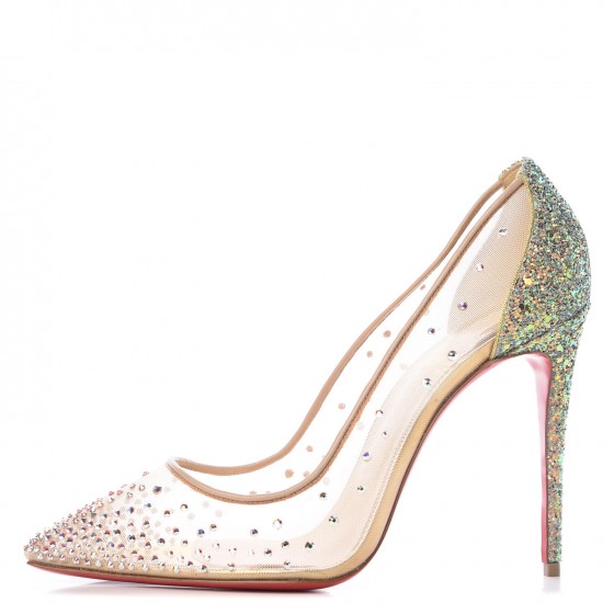 Crystal Strass Follies 100 Pumps 39.5 Version Jonguil