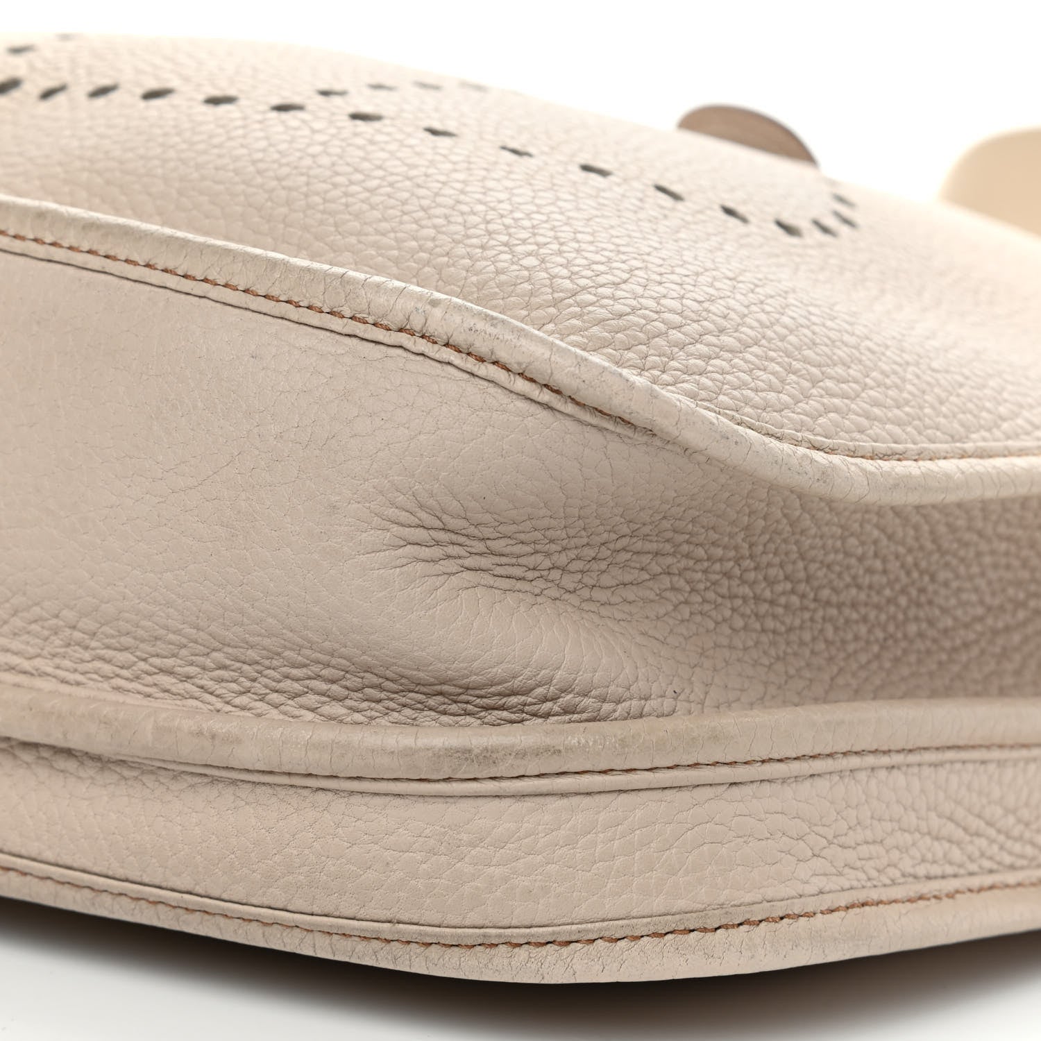 Hermes Taurillon Clemence Evelyne III PM Grege Pale 9 of 16