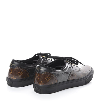 Louis Vuitton Monogram Eclipse Glazed Trocadero Richelieu Sneakers 10.5 Ebene 4 of 7