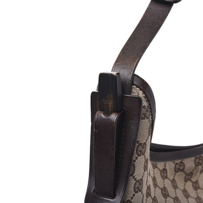 Gucci Monogram Hobo Dark Brown 11 of 12
