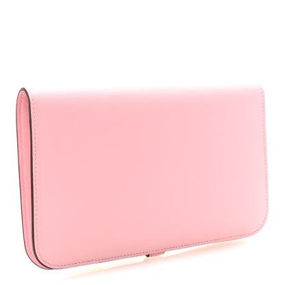 Hermes Swift Dogon Duo Wallet Rose Sakura 4 of 8