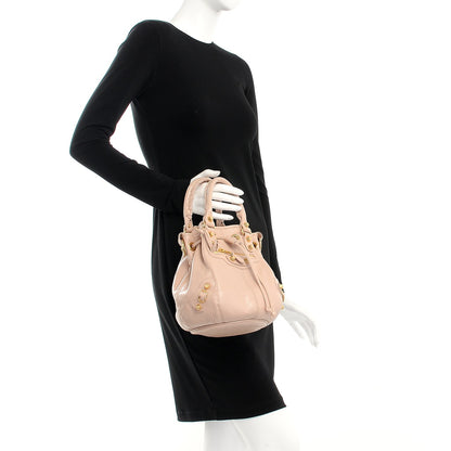 Balenciaga Agneau Giant 12 Gold Hardware Mini Pompon Rose Aubepine Rose Light 2 of 8