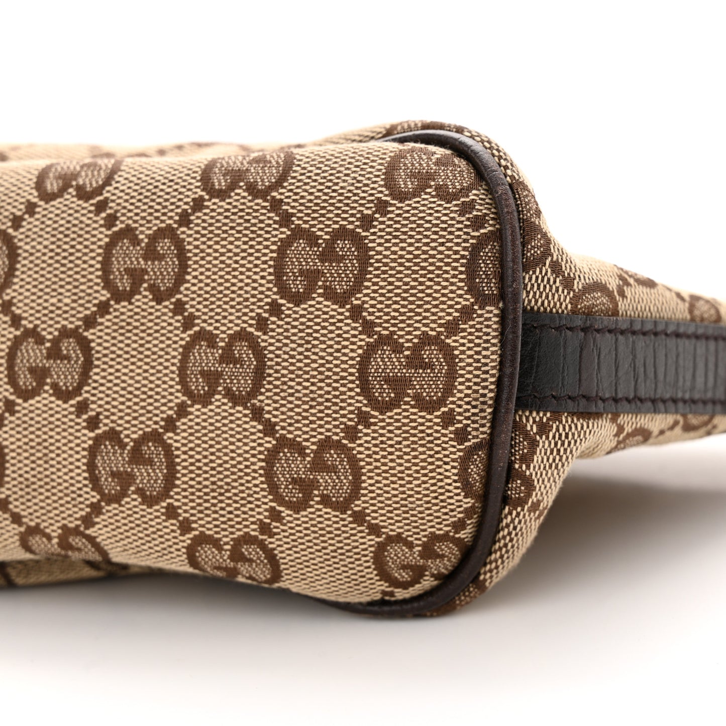 Monogram Web Boat Pochette Brown