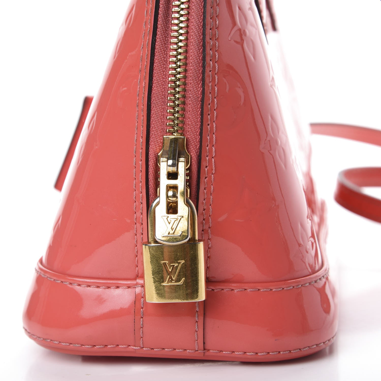 Louis Vuitton Vernis Alma BB Rose Litchi 11 of 11