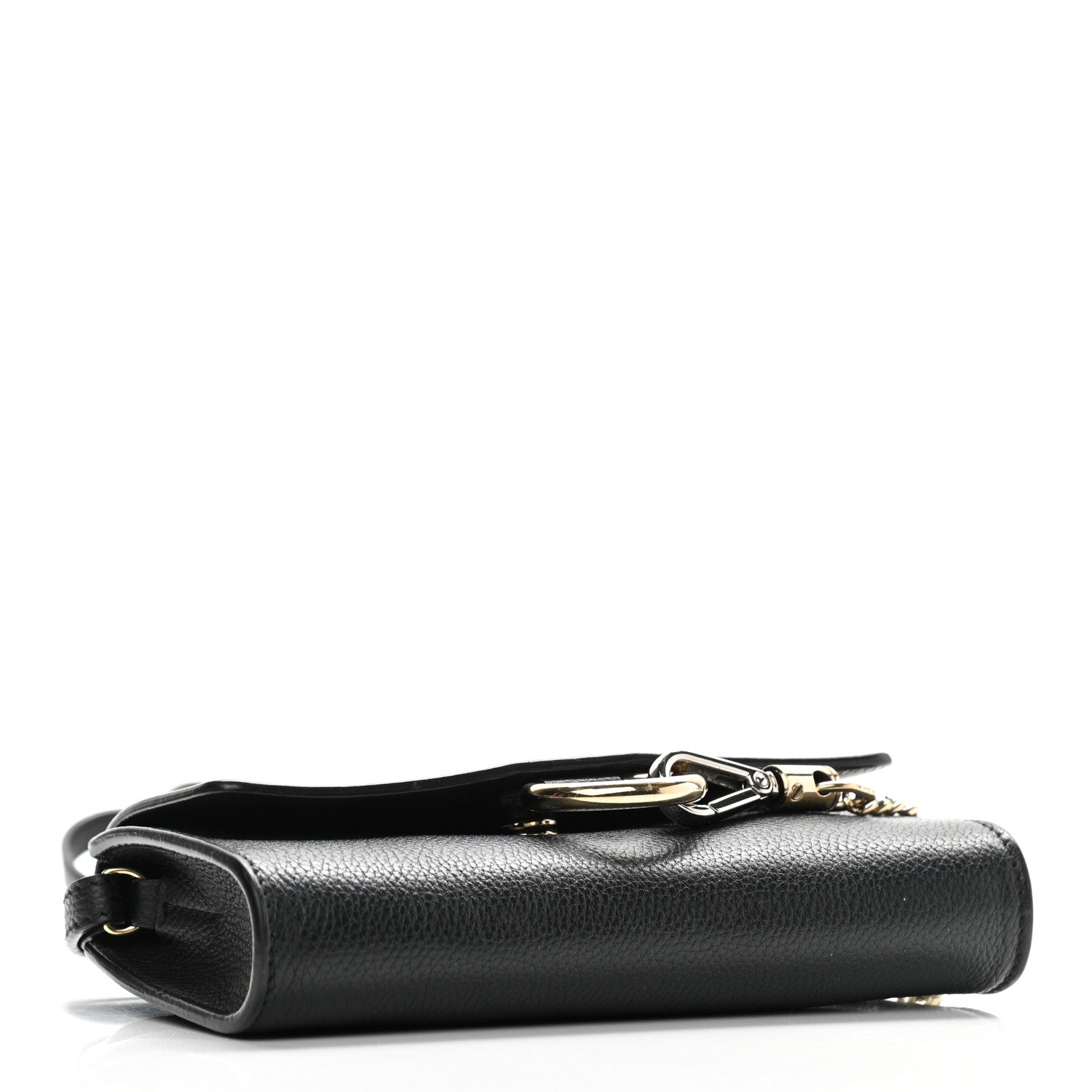 Chloe Grained Calfskin Lambskin Small Faye Shoulder Bag Black 3 of 9