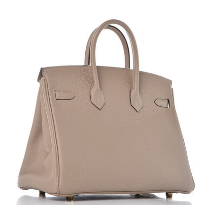 Hermes Togo Birkin 25 Gris Tourterelle 3 of 36