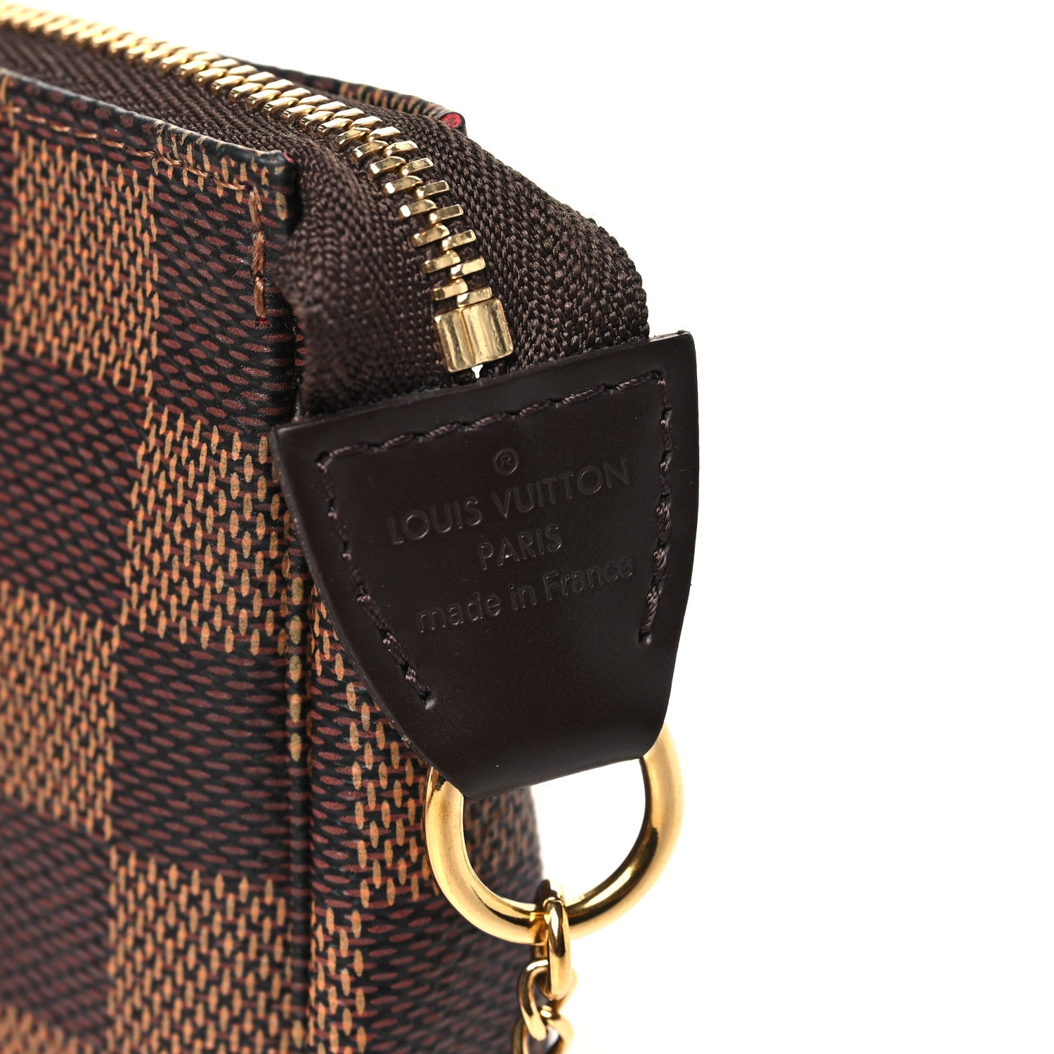 Louis Vuitton Damier Ebene Mini Pochette Accessories 6 of 10