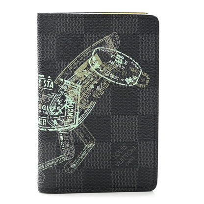 Louis Vuitton Damier Graphite Stamps Pocket Organizer NM 1 of 7