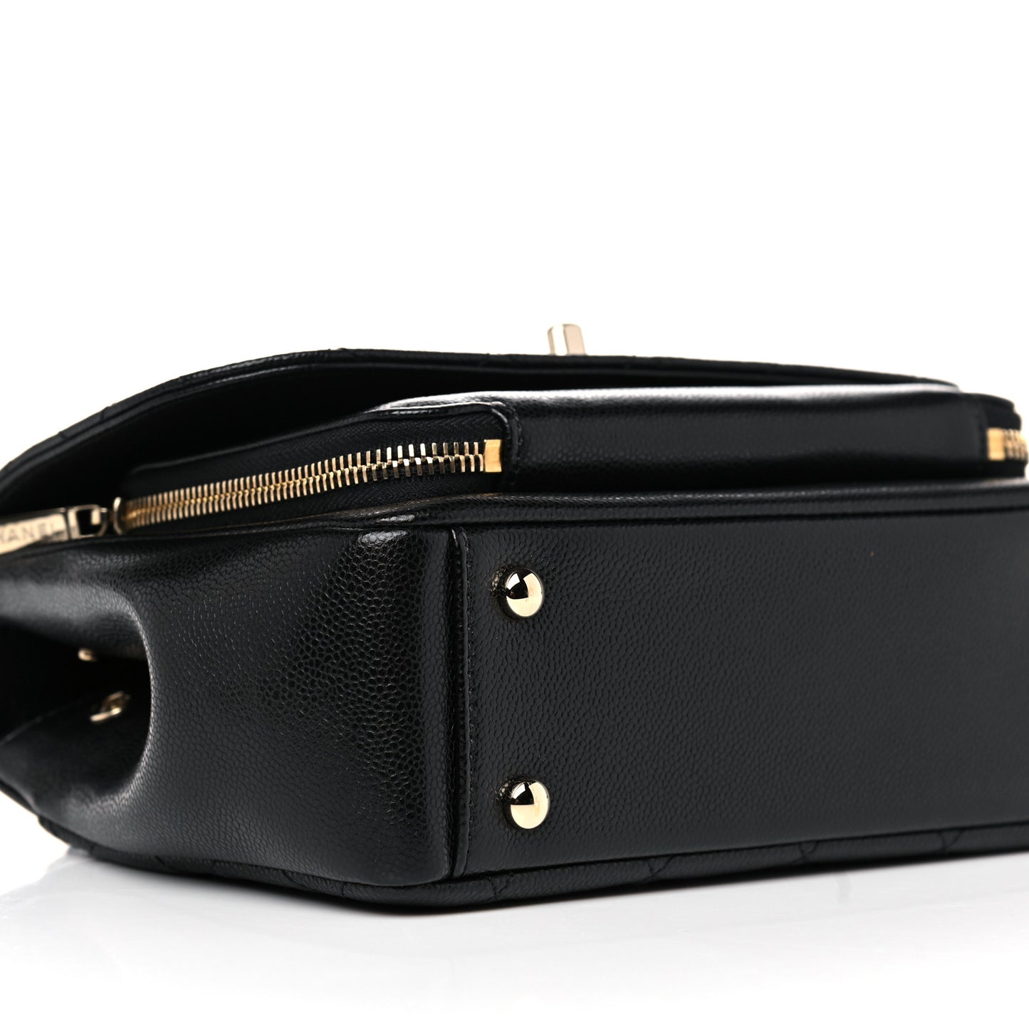 Caviar Quilted Small Business Affinity Flap Black