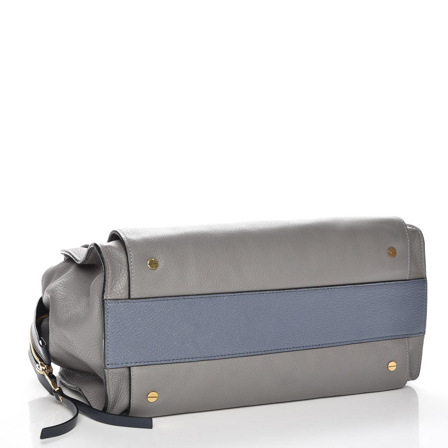 Smooth Calfskin Dree Shoulder Bag Dark Cashmere Grey