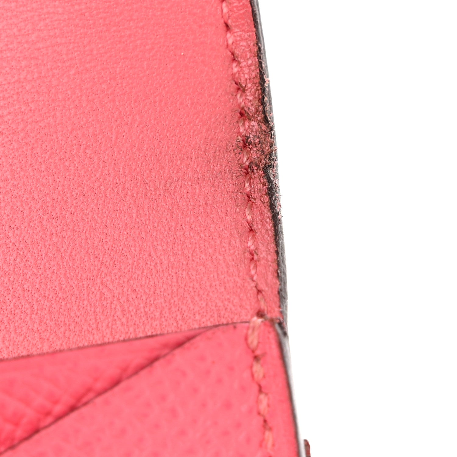 Hermes Epsom Constance Compact Passant Wallet Rose Azalee 9 of 9
