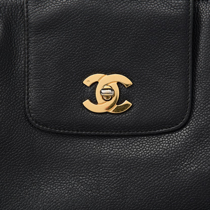 Chanel Caviar CC Shoulder Bag Black 10 of 10