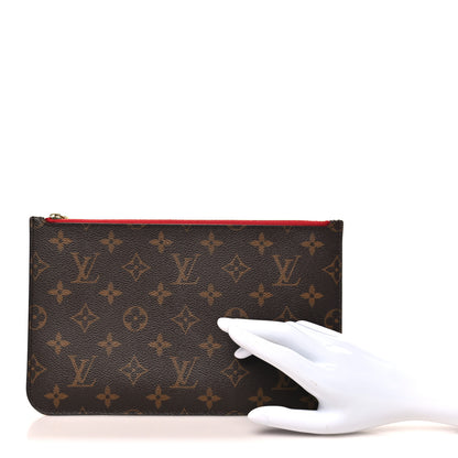 Louis Vuitton Monogram Neverfull MM GM Pochette Cherry 2 of 9