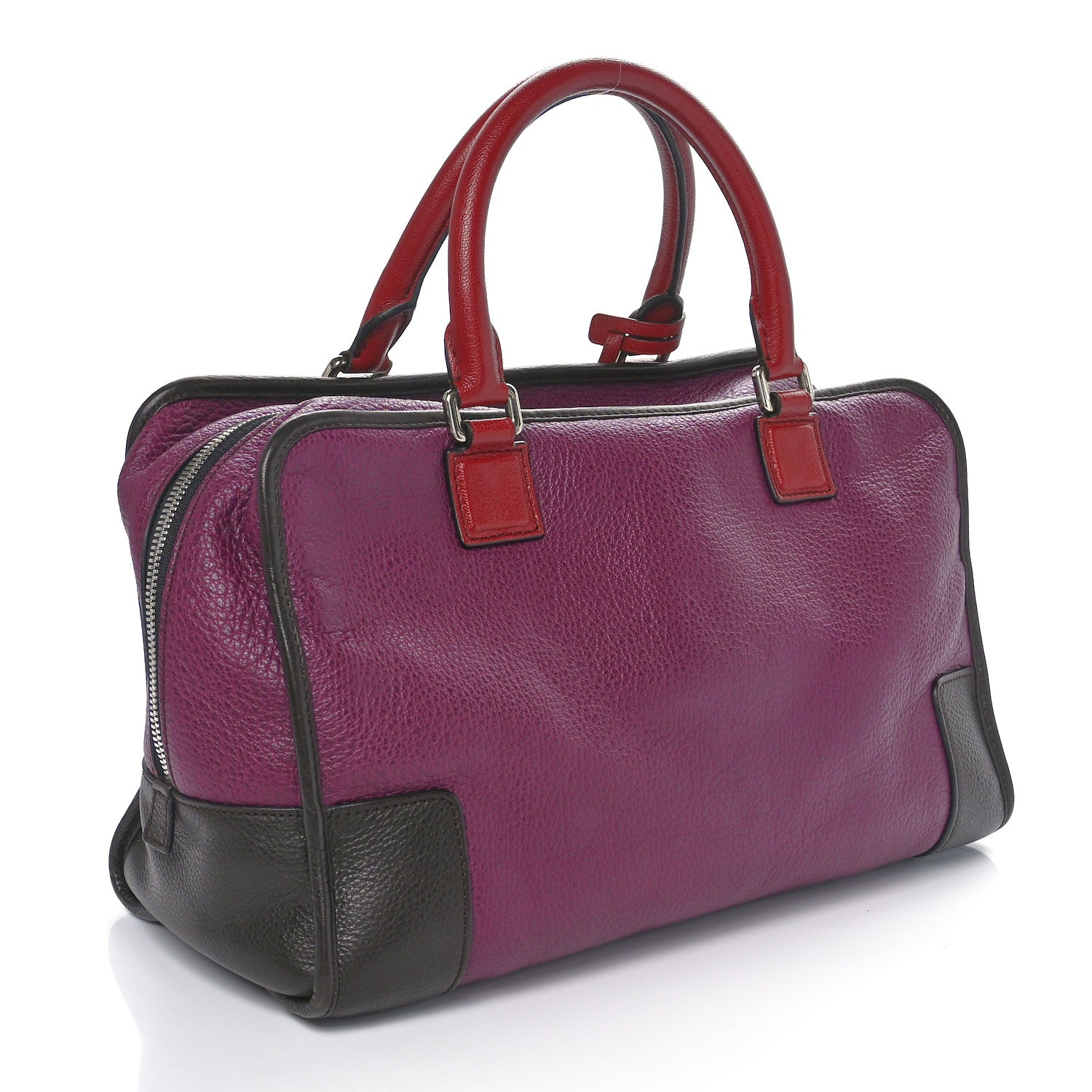 Loewe Calfskin Amazona 36 Purple 3 of 9