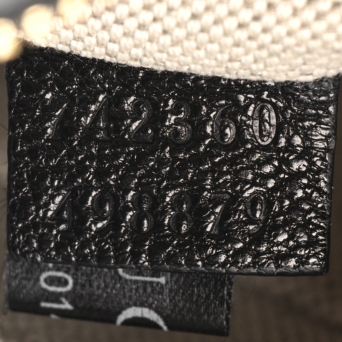 Sakai Be Green Calfskin Diagonal Stitched Small Blondie Shoulder Bag Black