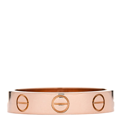Cartier 18K Pink Gold 3.5mm LOVE Wedding Band Ring 49 4.75 1 of 5