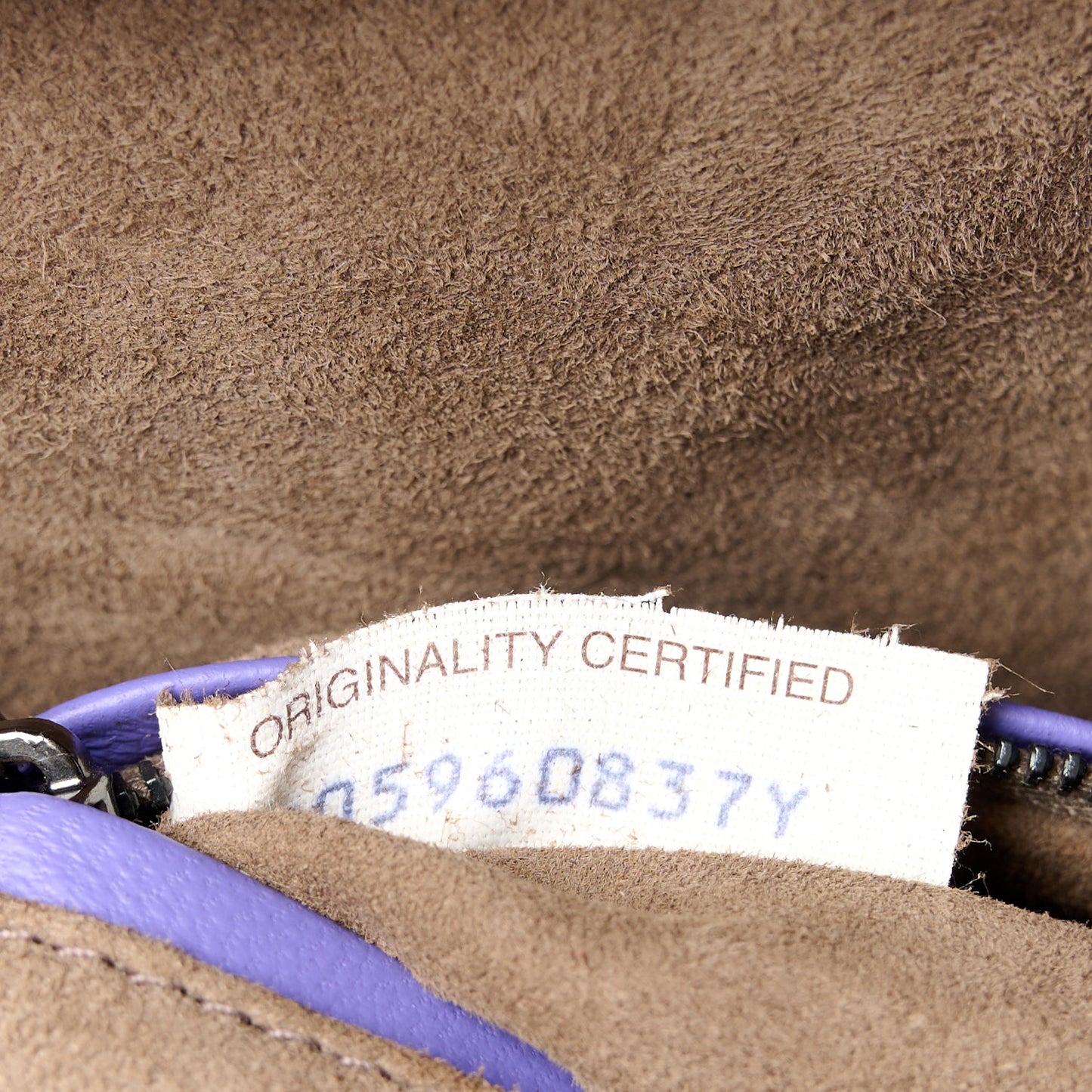 Nappa Intrecciato Nodini Crossbody Messenger Lavender