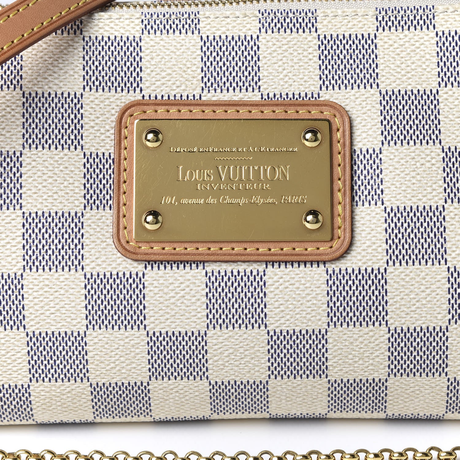 Louis Vuitton Damier Azur Eva Clutch 10 of 10