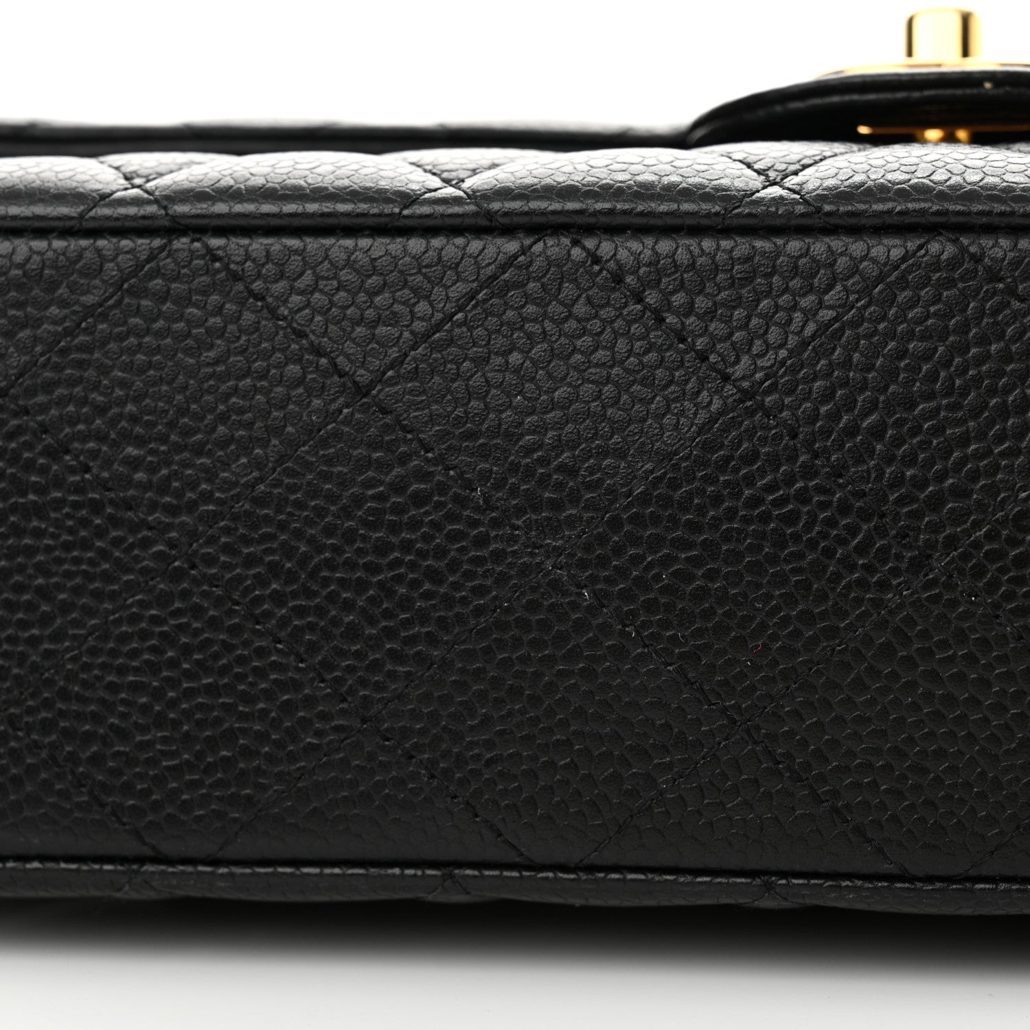Chanel Caviar Quilted Medium Double Flap Black 12 of 13