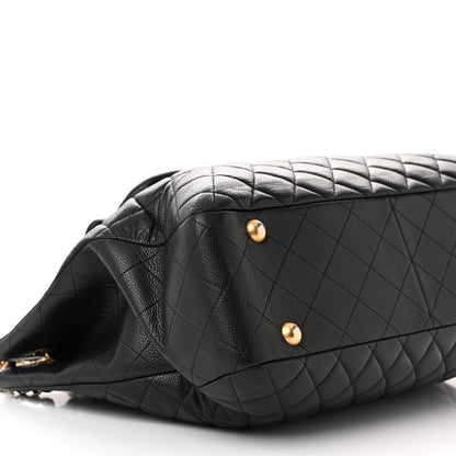 Chanel Caviar Quilted Flap Tote Black 9 of 10