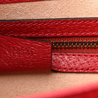 Gucci GG Supreme Monogram Small Queen Margaret Top Handle Bag Red 7 of 9