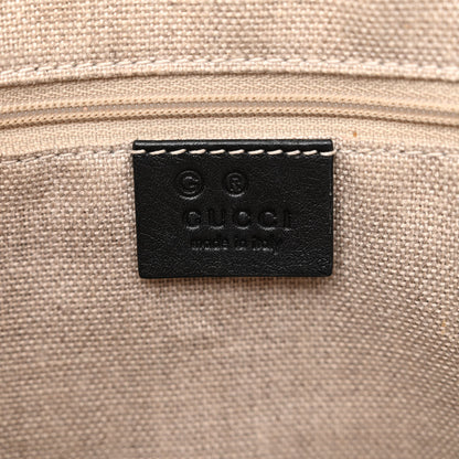 Gucci Soft Microguccissima Small Zippered Satchel Black 6 of 13