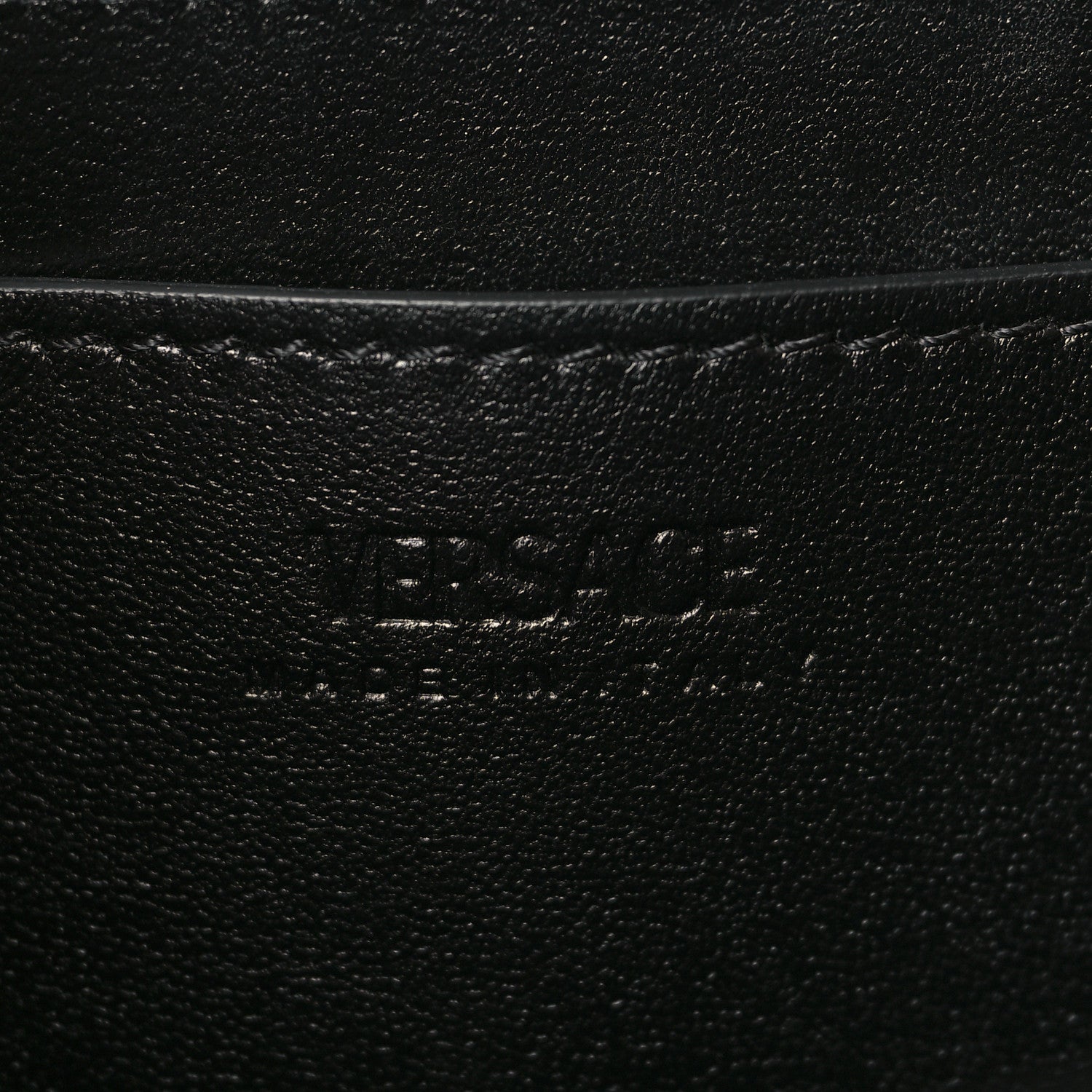 Versace Calfskin Medium Greca Goddess Shoulder Bag Black 6 of 8