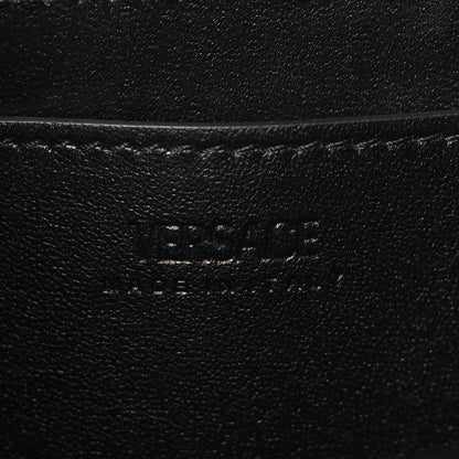Versace Calfskin Medium Greca Goddess Shoulder Bag Black 6 of 8