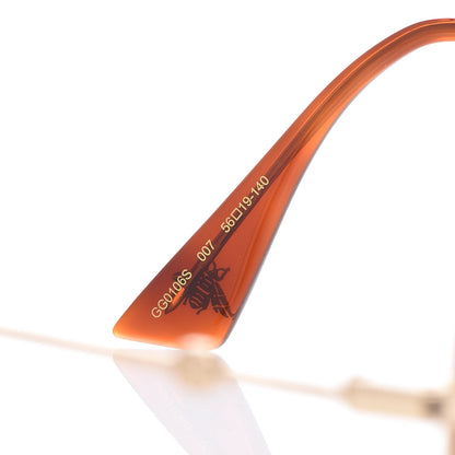 Gucci Square Frame Web GG0106S Sunglasses Tortoise 5 of 7