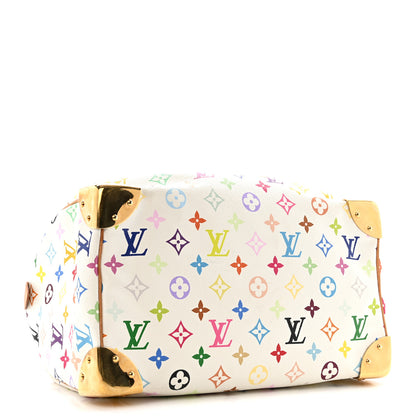 Louis Vuitton Monogram Multicolor Speedy 30 White 4 of 12