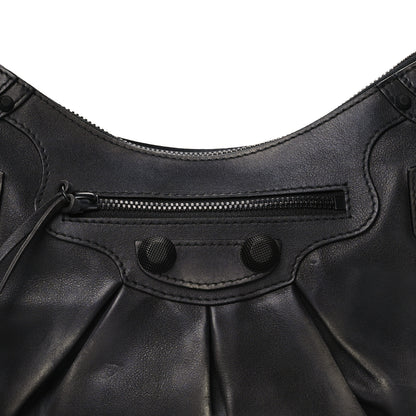 Balenciaga Used Calfskin Small Le Cagole Shoulder Bag Black 8 of 10