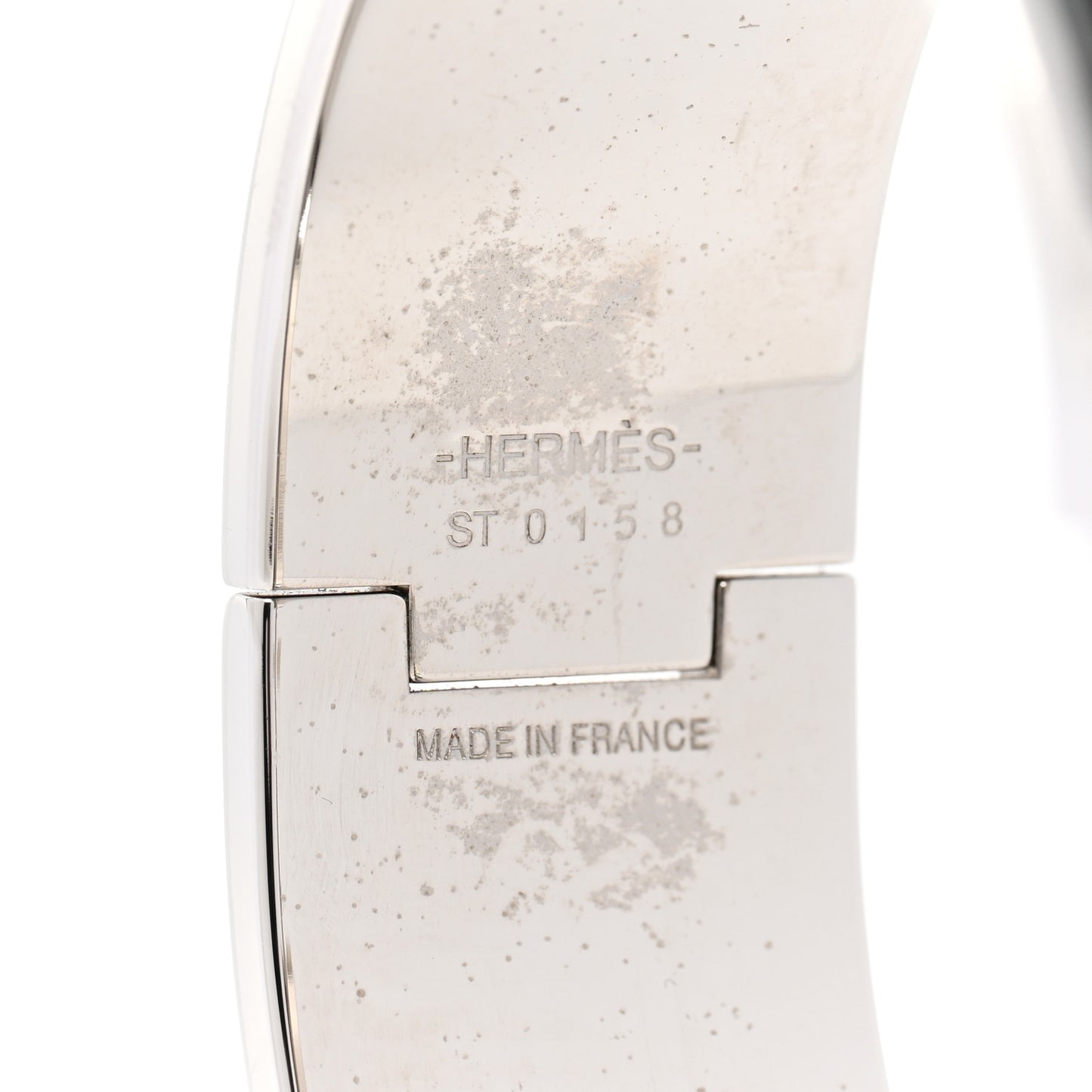 Enamel Wide Clic Clac H Bracelet PM Black