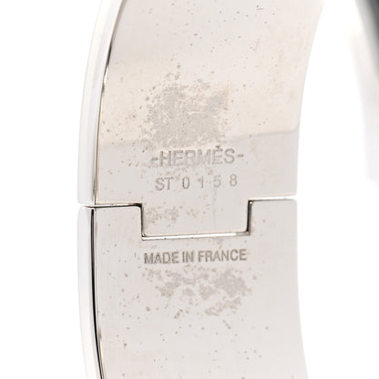 Hermes Enamel Wide Clic Clac H Bracelet PM Black 5 of 5