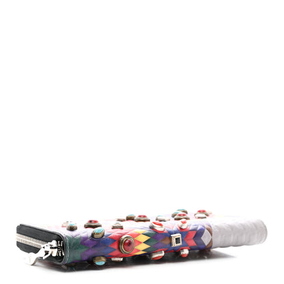 Christian Louboutin Calfskin Panettone Zip Wallet Multicolor 4 of 7
