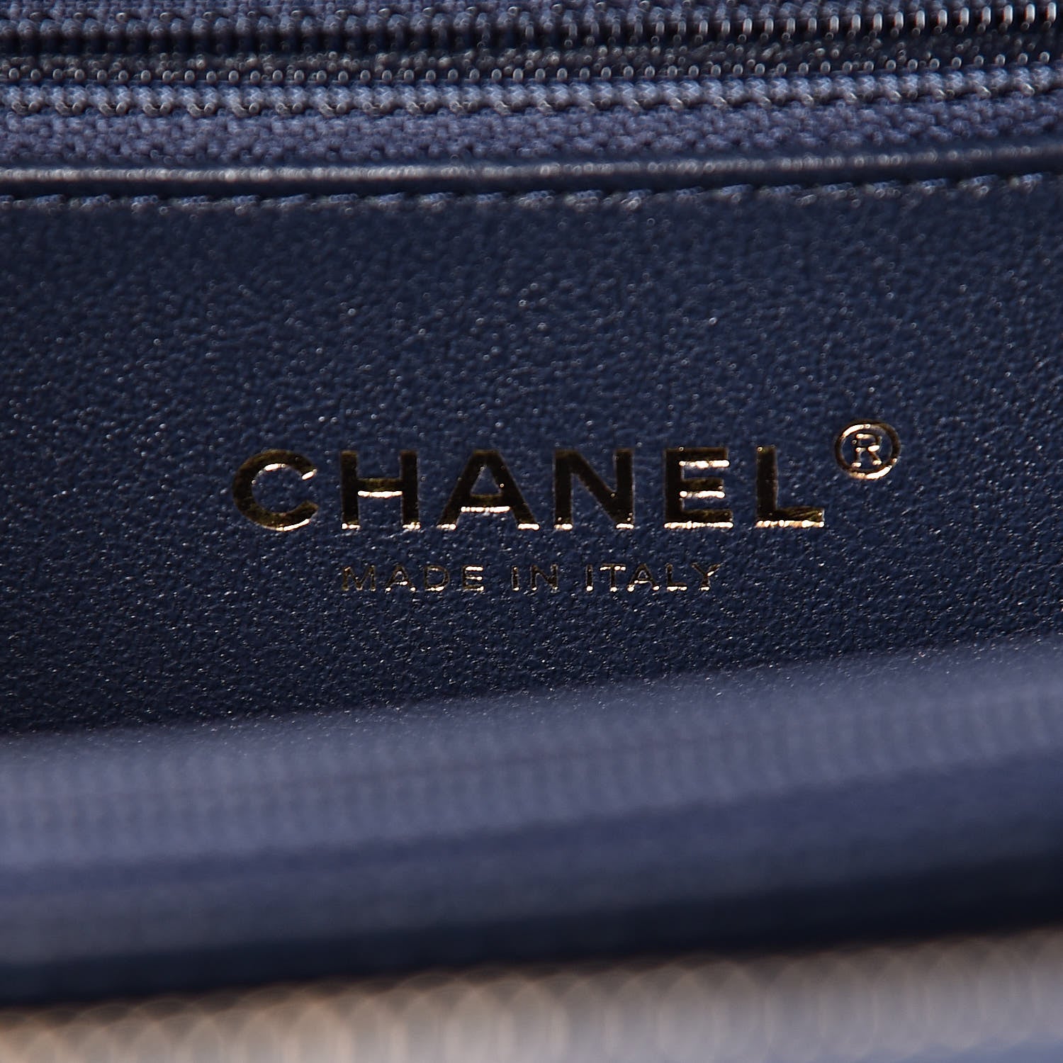 Chanel Caviar Quilted Medium CC Filigree Vanity Case Navy 5 of 11