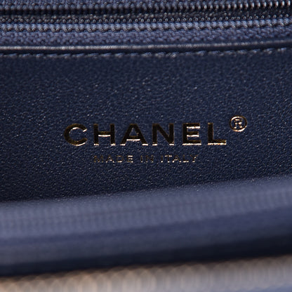Chanel Caviar Quilted Medium CC Filigree Vanity Case Navy 5 of 11