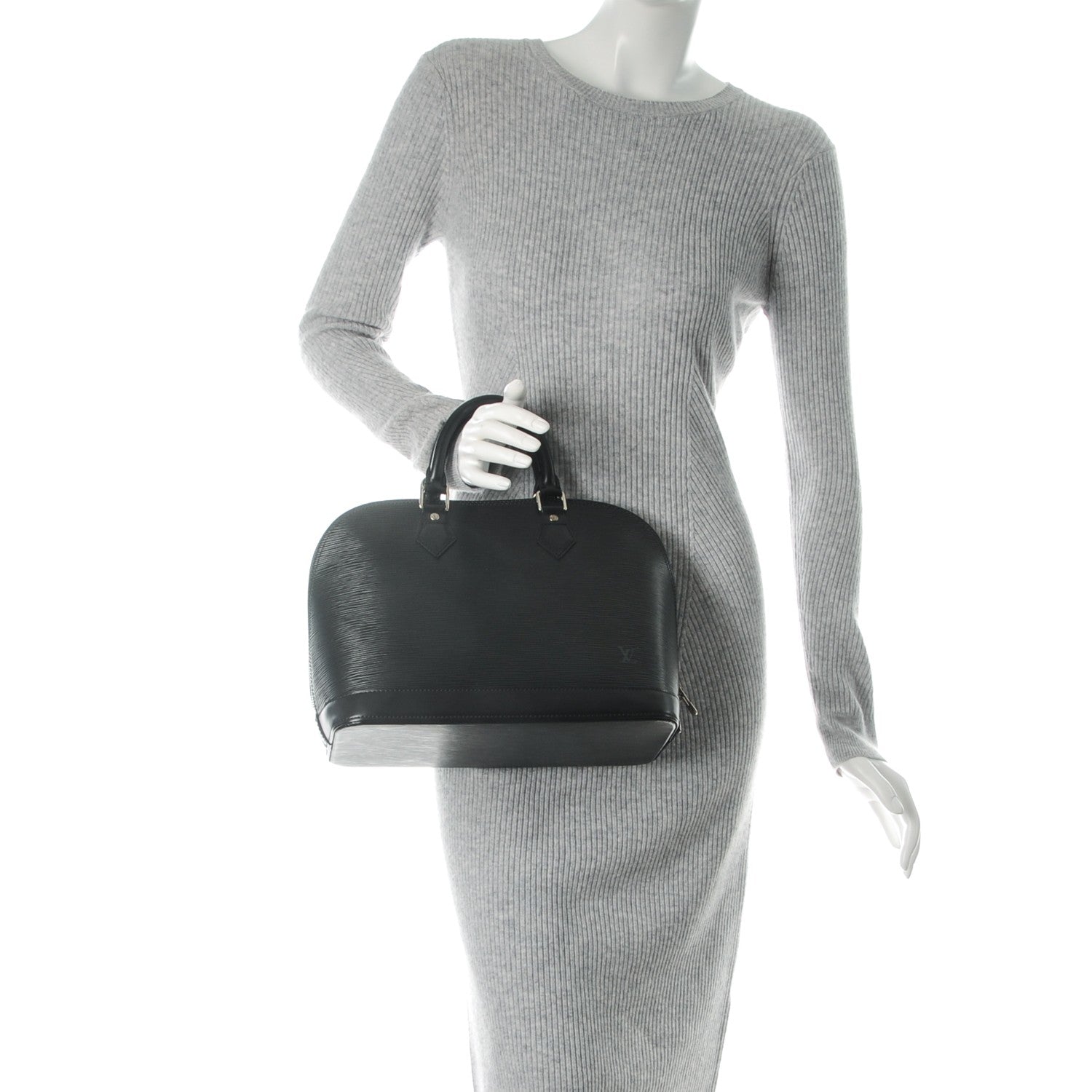 Louis Vuitton Epi Alma PM Black 2 of 7