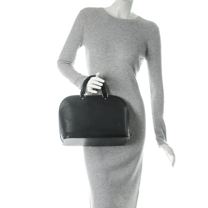 Louis Vuitton Epi Alma PM Black 2 of 7