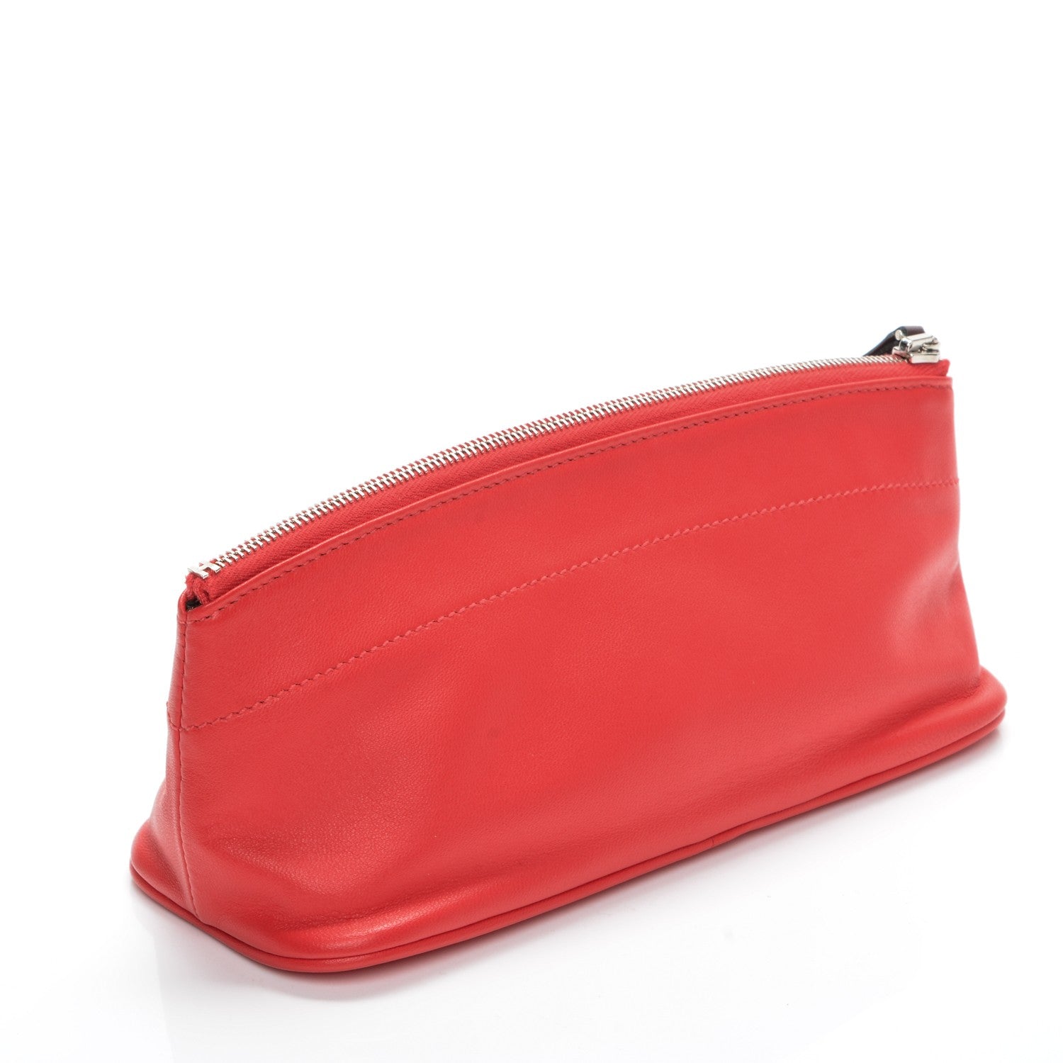 Hermes Milo Lambskin Swift Calfskin Tohubohu Pouch PM Rose Jaipur Prune 3 of 7