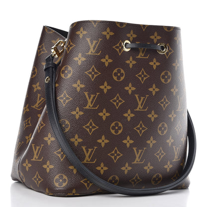 Louis Vuitton Monogram Neonoe MM Black 3 of 7