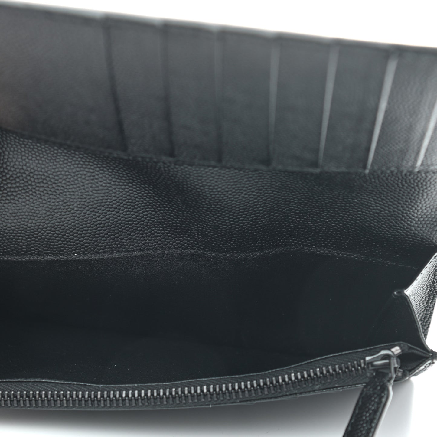 Grain De Poudre Tiny Monogram Continental Wallet Black