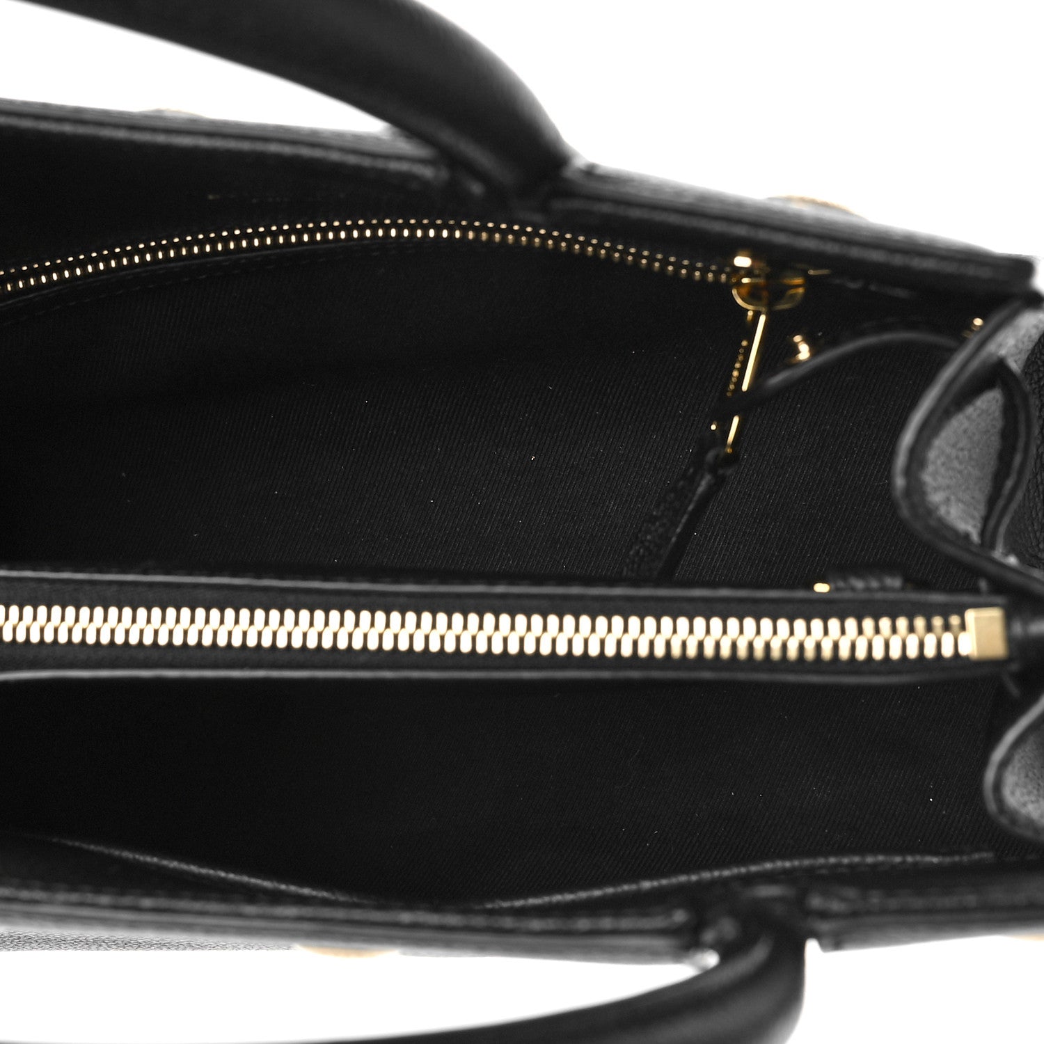 Burberry Grainy Calfskin Mini Two Handle Title Bag Black 5 of 8
