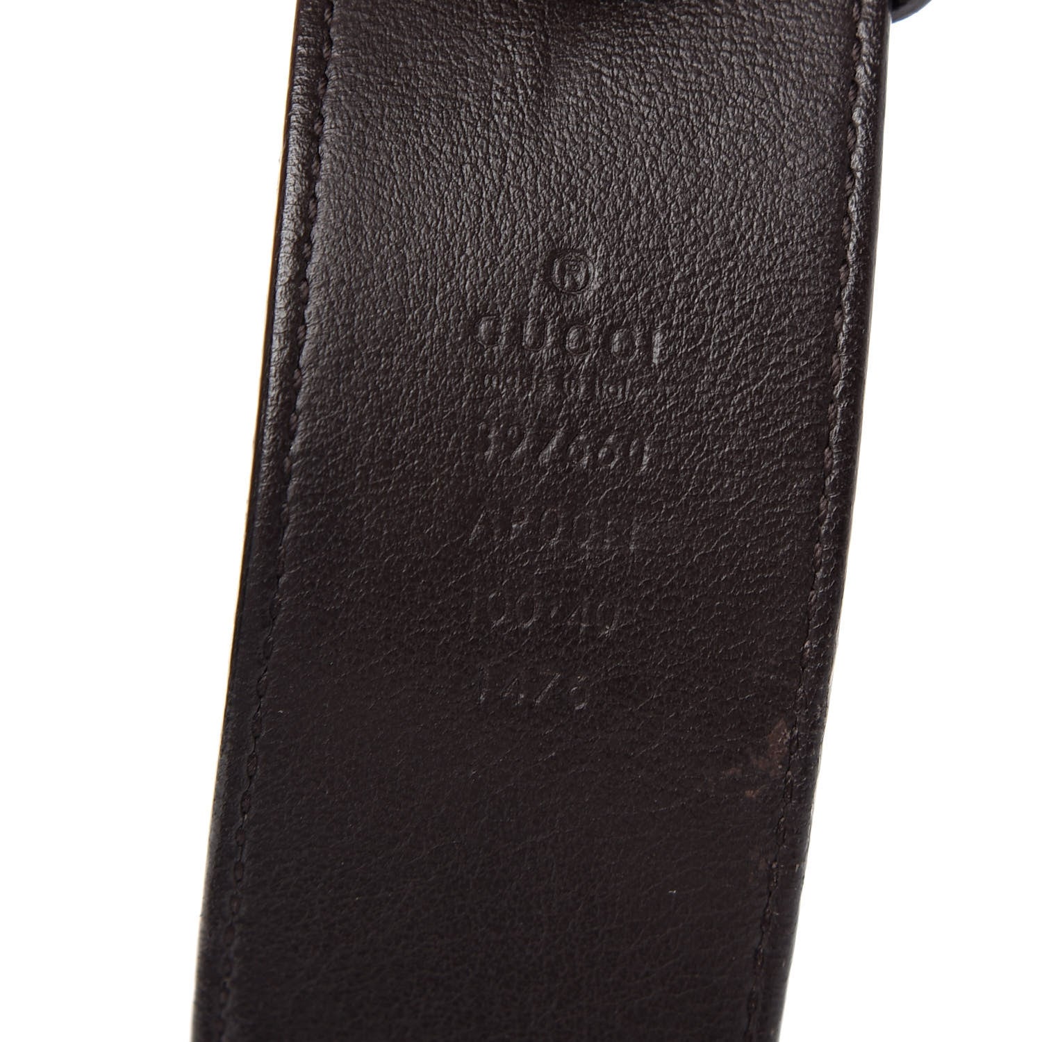 Gucci Moon Calfskin Nickel Double G 40mm Belt 100 40 Dark Cocoa 3 of 5