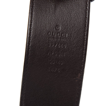Gucci Moon Calfskin Nickel Double G 40mm Belt 100 40 Dark Cocoa 3 of 5