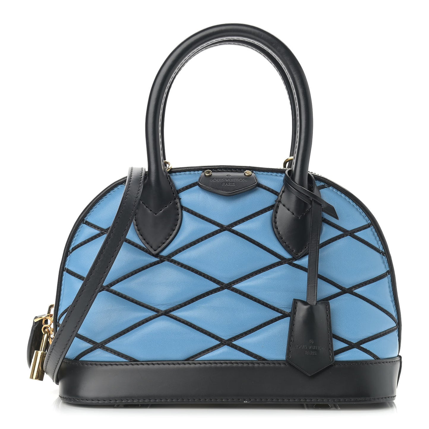 Lambskin Malletage Alma BB Bleuet