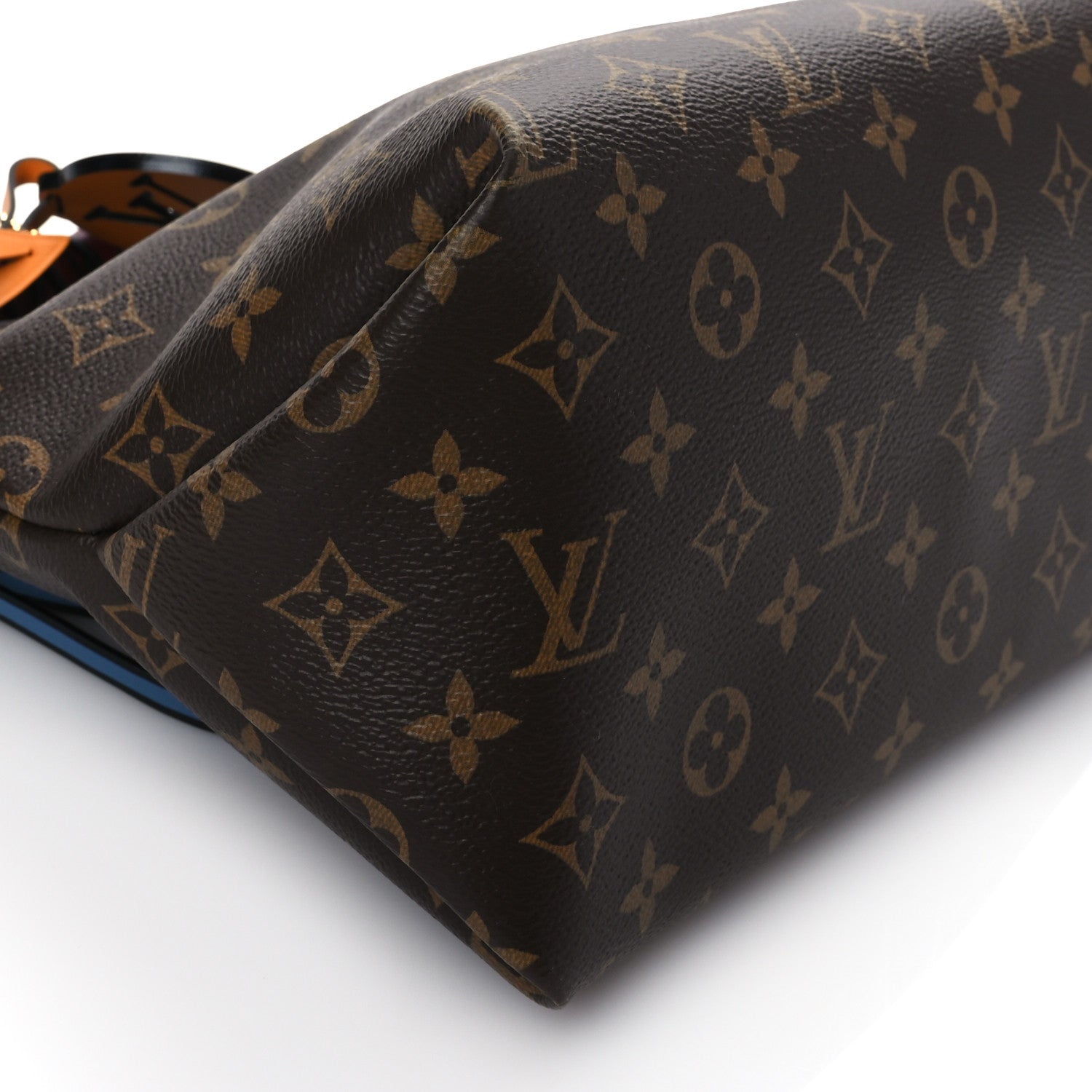 Louis Vuitton Monogram Beaubourg Hobo Mini Bordeaux Red Peach Safran Blue Jean Blue 8 of 9