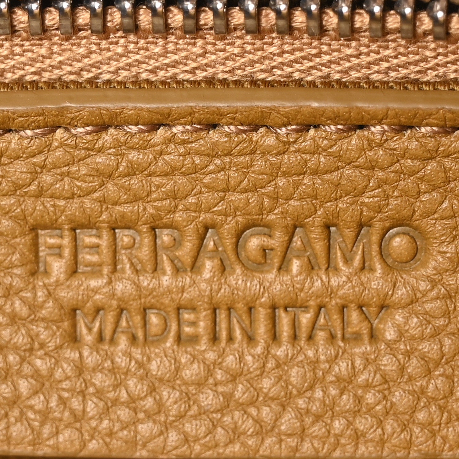 Salvatore Ferragamo Calfskin Hug Messenger Bag Testa Di Moro 6 of 10