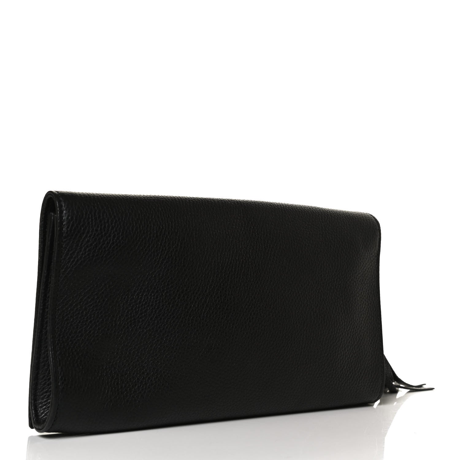 Gucci Pebbled Calfskin Medium Soho Clutch Black 3 of 14