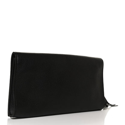 Gucci Pebbled Calfskin Medium Soho Clutch Black 3 of 14